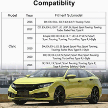 Load image into Gallery viewer, CarQiWireless Wireless Charger for Honda Civic 2016-2021, Honda Civic Hatchback Si Coupe Type R, LHD Verison