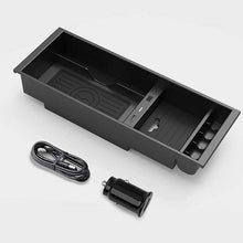 Load image into Gallery viewer, CarQiWireless Wireless Charger Center Console Organizer Box for Ford F150 2009-2025