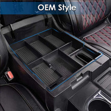 Load image into Gallery viewer, CarQiWireless Wireless Charger Center Console Organizer Tray for Toyota Tundra 2014-2019 2020 2021,  Insert Full Size Tray With Wireless Charging Pad for Toyota Tundra Accessories, Storage Box for Tundra