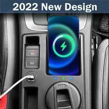 Load image into Gallery viewer, CarQiWireless Wireless Charger for Audi Q3 2019-2022, Q3L Sportback Accessories 2020-2022, Wireless Charging Pad Center Console Organizer for Audi