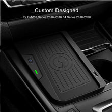 Load image into Gallery viewer, CarQiWireless Wireless Charger for BMW 3 Series 2016-2018 4 Series 2018-2020