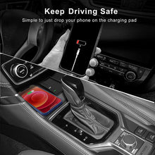 Load image into Gallery viewer, CarQiWireless Wireless Charger for Subaru Forester 2019-2022, Center Console Organizer Wireless Charging Pad for Subaru Crosstrek 2018-2021