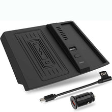 Load image into Gallery viewer, CarQiWireless Wireless Charger for Subaru Forester 2019-2022, Center Console Organizer Wireless Charging Pad for Subaru Crosstrek 2018-2021
