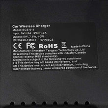 Load image into Gallery viewer, CarQiWireless Wireless Phone Charger for Mercedes Benz C-Class GLC C 300 AMG C 63 AMG C 43 2015 2016 2017 2018 2019 2020 2021