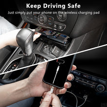 Load image into Gallery viewer, CarQiWireless Wireless Charger for Jeep Cherokee 2019-2022 with USB Port, Wireless Phone Charging Pad for Cherokee Accessories 2019 2020 2021 2022