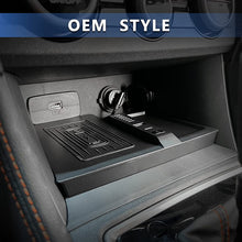 Load image into Gallery viewer, CarQiWireless Wireless Charger for Subaru Crosstrek Accessories 2018-2022, Wireless Charging Pad Center Console Organizer for Subaru Crosstrek Accessories 2022 2021 2020 2019 2018