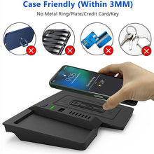Load image into Gallery viewer, CarQiWireless Wireless Charger for Subaru Crosstrek Accessories 2018-2022, Wireless Charging Pad Center Console Organizer for Subaru Crosstrek Accessories 2022 2021 2020 2019 2018