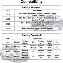 Load image into Gallery viewer, CarQiWireless Wireless Charger for Subaru Forester 2019-2022, Center Console Organizer Wireless Charging Pad for Subaru Crosstrek 2018-2021