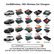 Load image into Gallery viewer, CarQiWireless Wireless Phone Charger without NFC for BMW 3 Series G20 330i M340i 2019 2020 2021