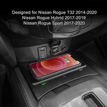 Load image into Gallery viewer, CarQiWireless Wireless Car Charger Pad for Nissan Rogue 2014-2020