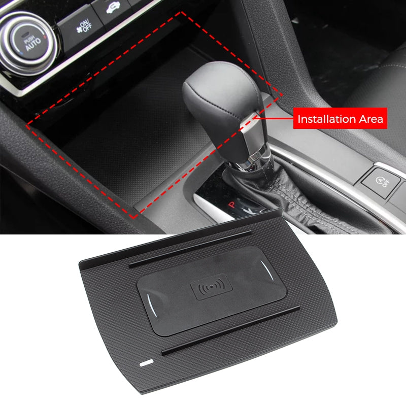 Carqiwireless wireless charger for civic hotsell