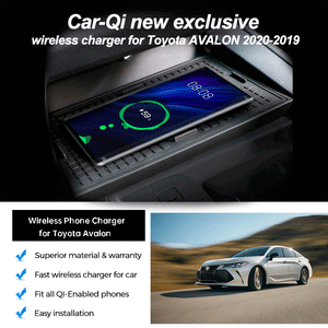 CarQiWireless Wireless Phone Charger for Toyota Avalon 2020 2019