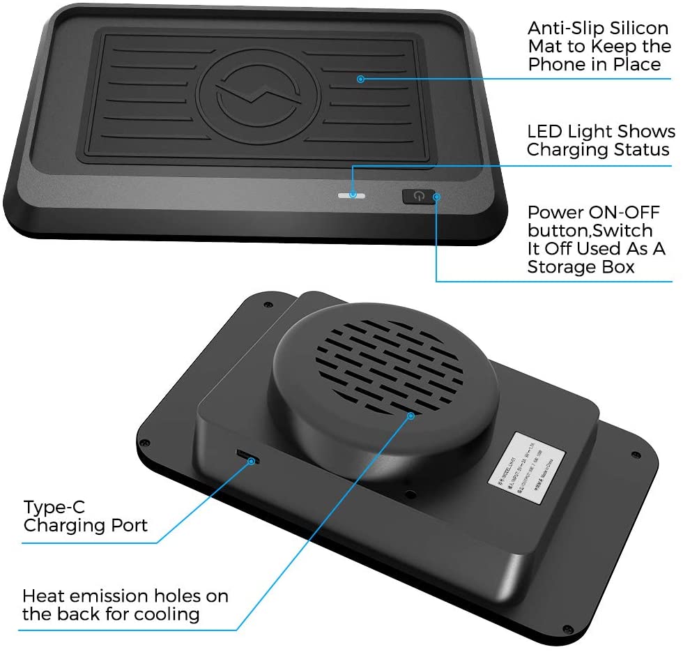 CarQiWireless Wireless Charger for Land Rover Discovery Sport 2015-201 ...