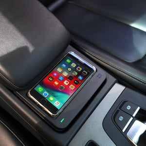 Car Wireless Phone Charger for Audi Q5 SQ5 2022 2021 2020 2019 2018 Center Console,Charging Pad Mat for Audi Q5 SQ5 Accessories Interior