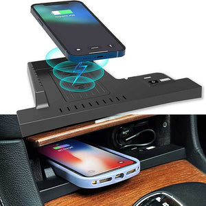 CarQiWireless Wireless Charger for Chrysler 300 Accessories, Wireless Charging Pad Center Console Organizer for Chrysler 300C 2011-2022