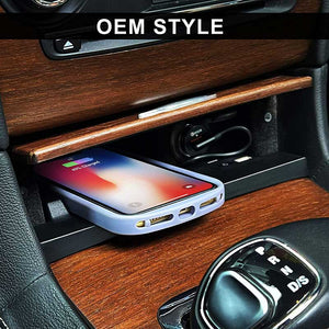 CarQiWireless Wireless Charger for Chrysler 300 Accessories, Wireless Charging Pad Center Console Organizer for Chrysler 300C 2011-2022