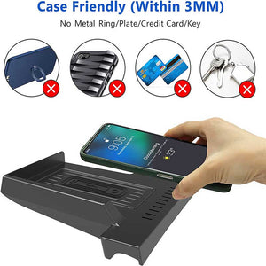 CarQiWireless Wireless Charger for Chrysler 300 Accessories, Wireless Charging Pad Center Console Organizer for Chrysler 300C 2011-2022