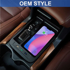 CarQiWireless Wireless Charger for Honda CRV 2017-2022, Center Console Organizer for Honda CRV Accessories