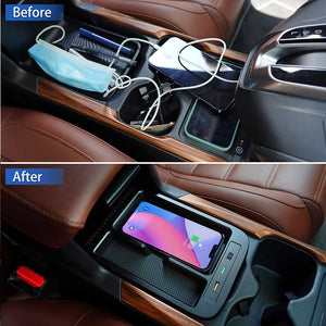 CarQiWireless Wireless Charger for Honda CRV 2017-2022, Center Console Organizer for Honda CRV Accessories