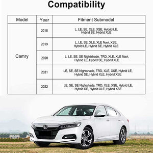 CarQiWireless Wireless Phone Charging for Camry XSE SE TRD LE XLE Hybrid Nightshade  2018 2019 2020 2021 2022