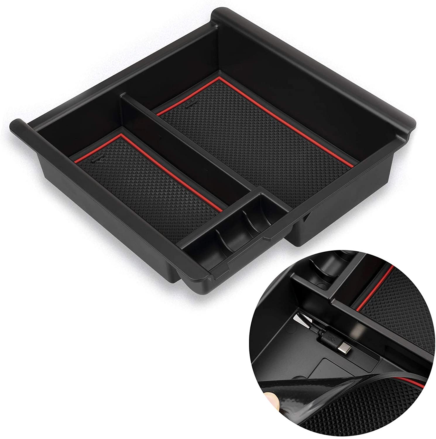 CarQiWireless Storage Box 2021 New Upgraded for Toyota Tacoma