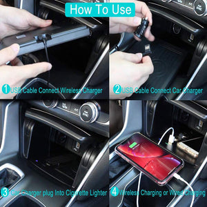 CarQiWireless Wireless Charger Pad for Honda Accord 2018-2022