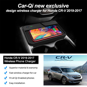 CarQiWireless Wireless Phone Charger for Honda CR-V 2017-2019