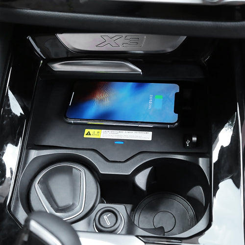 CarQiWireless Wireless Phone Charger for BMW X3 (G01) X4 (G02) 2018 2019 2020 2021