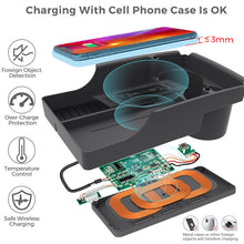 Load image into Gallery viewer, CarQiWireless Wireless Charging Tray Storage Box for Tesla Model S / X