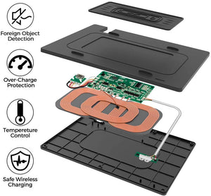 CarQiWireless Wireless Phone Charging for Camry XSE SE TRD LE XLE Hybrid Nightshade  2018 2019 2020 2021 2022