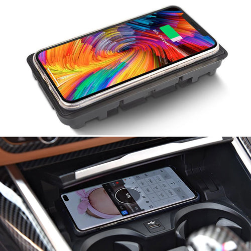 CarQiWireless Wireless Charging for New BMW 3-Series 330i M340i (G20) without NFC 2019 2020 Phone Charger