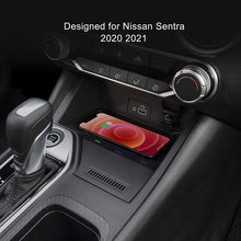 Load image into Gallery viewer, CarQiWireless Wireless Charger for Nissan Sentra B18 2020 2021 2022 Accessories