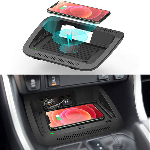 CarQiWireless Wireless Charger for Toyota RAV4 LE XLE TRD Off-Road XSE SE XSE 2019-2022