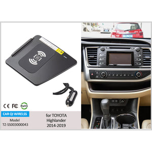 CarQiWireless Wireless Phone Charger for Toyota Highlander (XU50) 2014-2019
