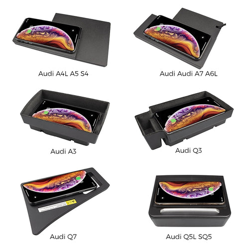 CarQiWireless Wireless Phone Charger for Audi A3\A4\A5\A7\A6\S4\Q3\Q5\SQ5\Q7