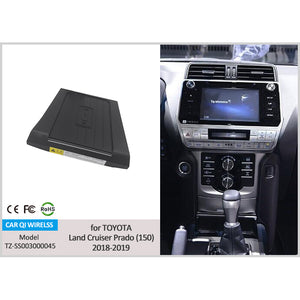 CarQiWireless Wireless Phone Charger for Toyota Land Cruiser Prado (150) 2013 - 2020